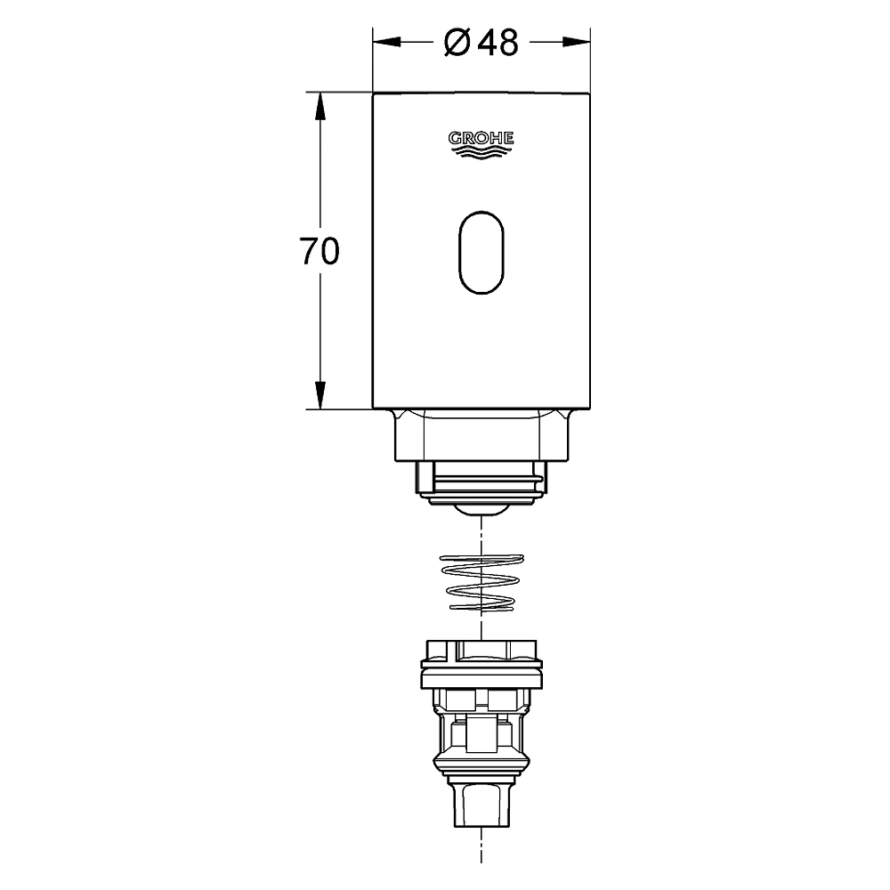 Grohe Tectron Krom Retrofit Ünitesi 2