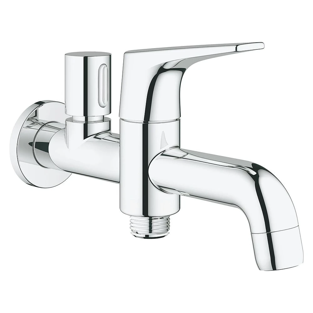 Grohe BauFlow Krom Duvardan Lavabo Musluğu