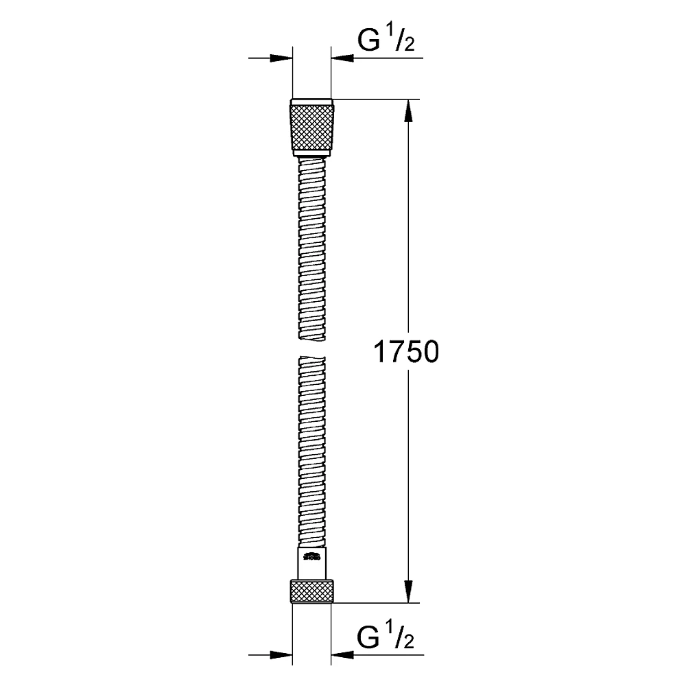 Grohe Relexaflex Krom 175 Cm Metal Duş Hortumu 2