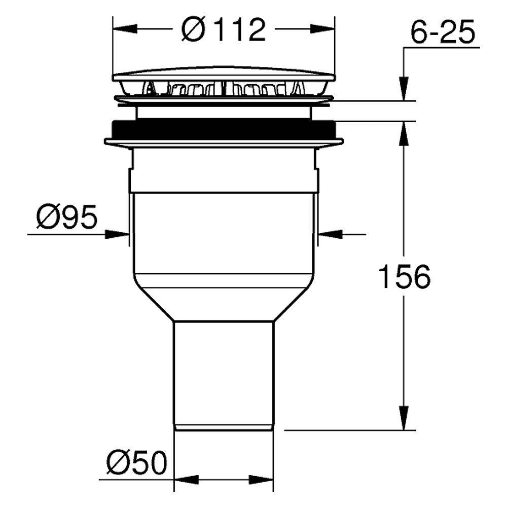 Grohe Duş Teknesi Gider Seti 49533000 2