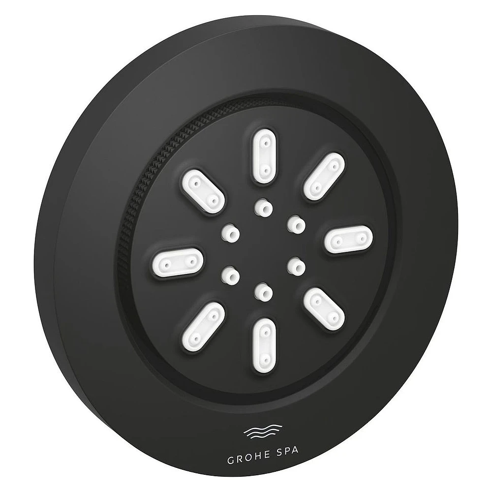 Grohe Rainshower Aqua Phantom Siyah Yuvarlak Yan Jet