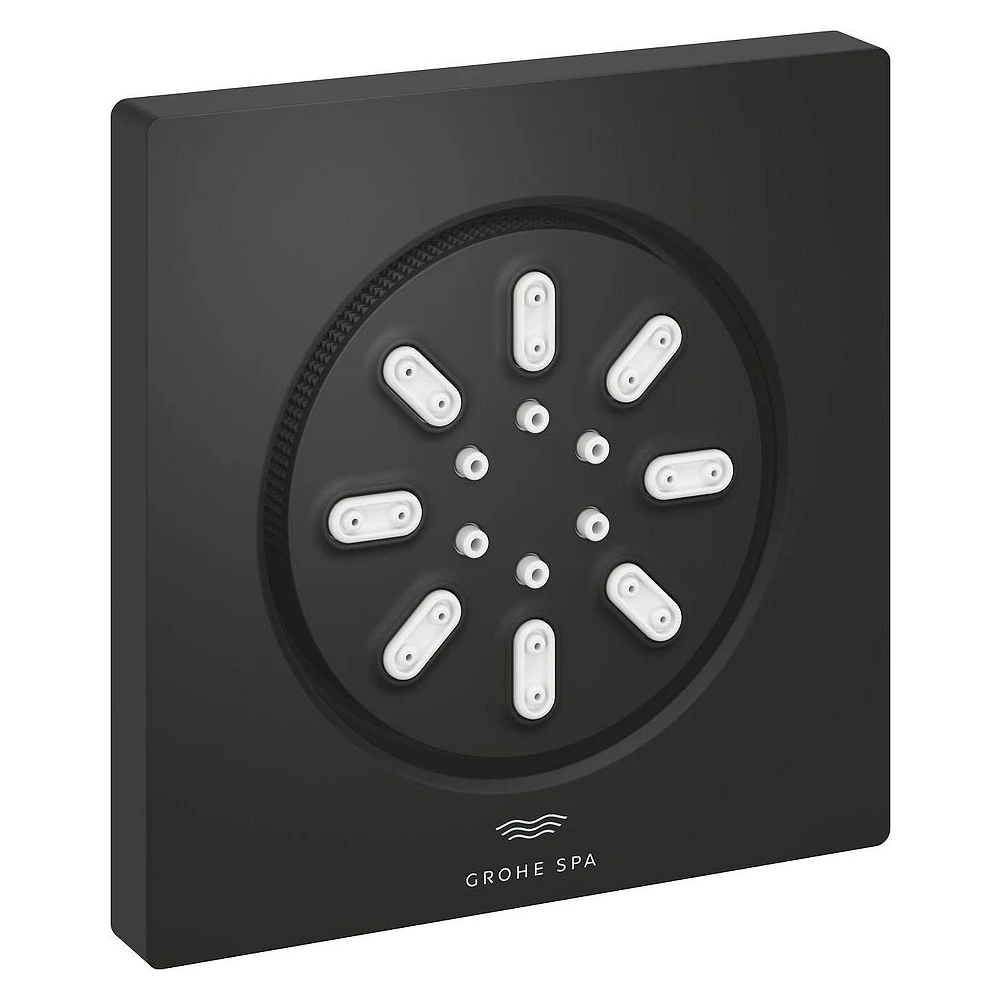Grohe Rainshower Aqua Phantom Siyah Kare Yan Jet