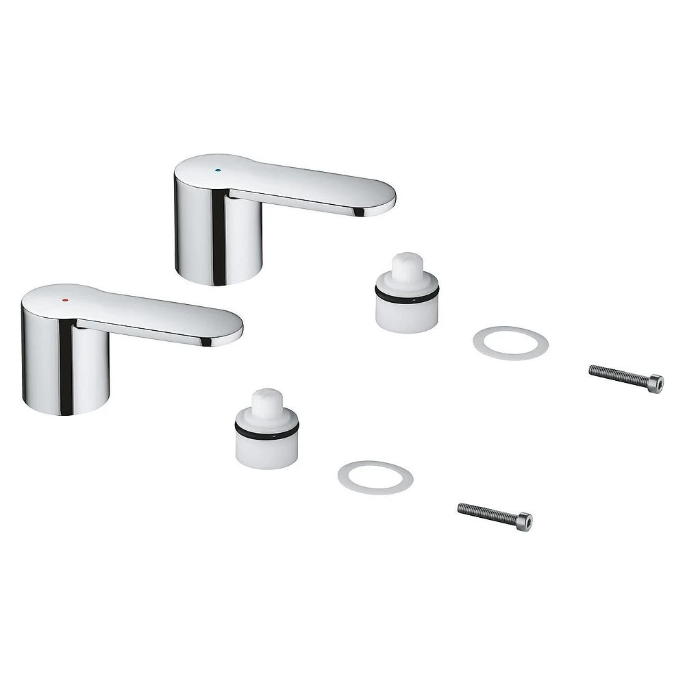 Grohe Eurostyle Cosmopolitan Krom Rozetli Kol Çifti