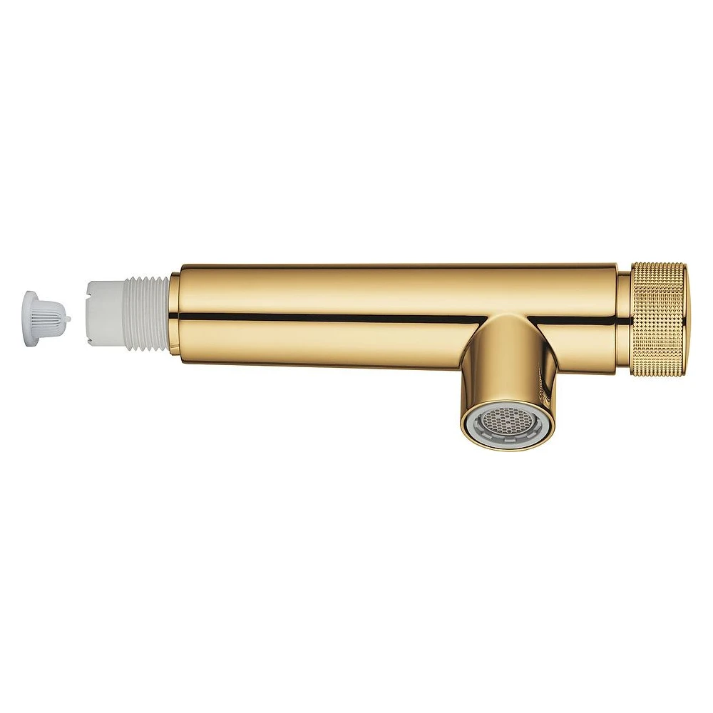 Grohe Altın Çekilebilir Eviye Bataryası El Duşu