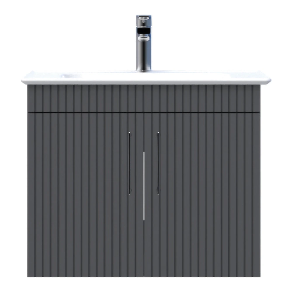 Creavit E10 65 Cm Antrasit Kapaklı Lavabo Dolabı
