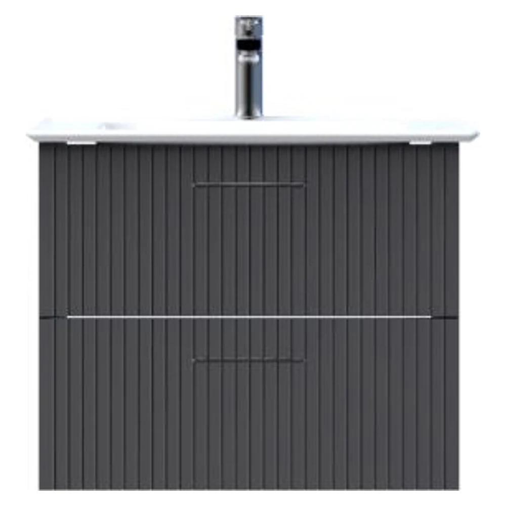Creavit E10 65 Cm Antrasit 2 Çekmeceli Lavabo Dolabı