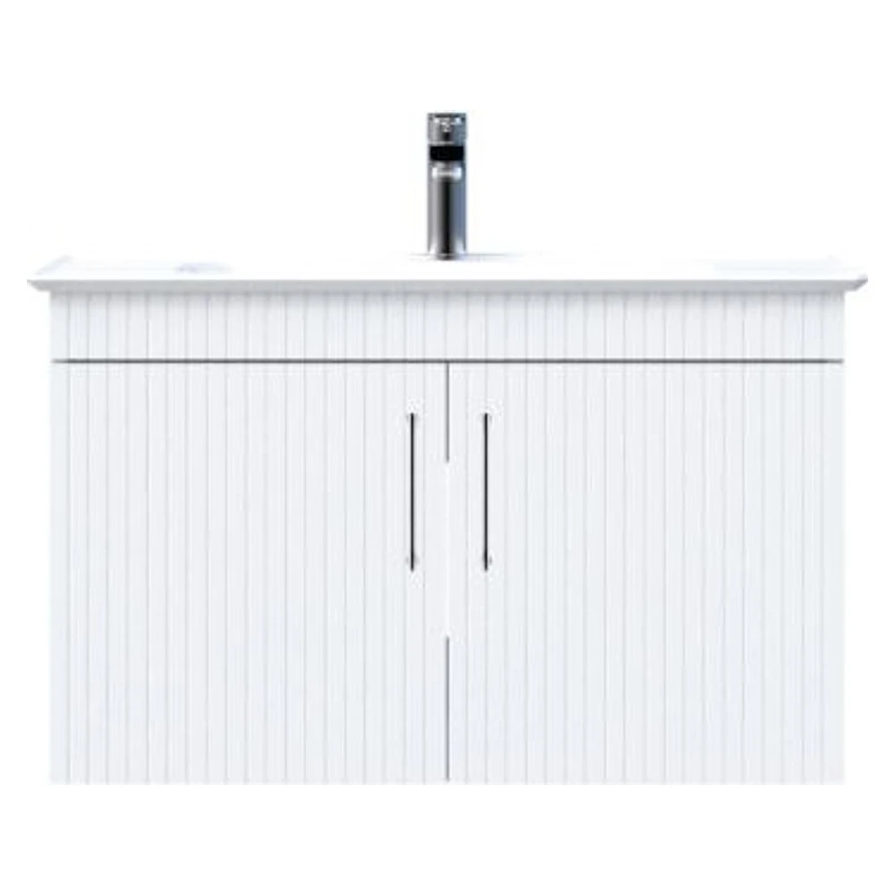 Creavit E10 85 Cm Beyaz Kapaklı Lavabo Dolabı