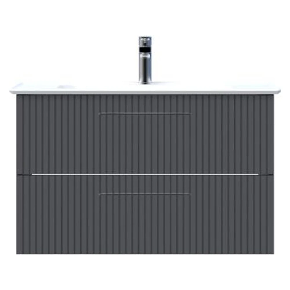 Creavit E10 85 Cm Antrasit 2 Çekmeceli Lavabo Dolabı