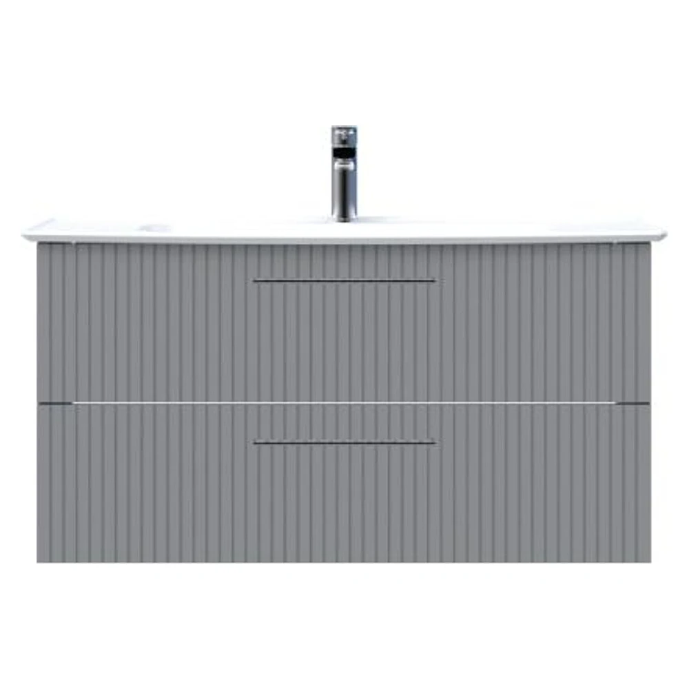 Creavit E10 100 Cm Gri 2 Çekmeceli Lavabo Dolabı