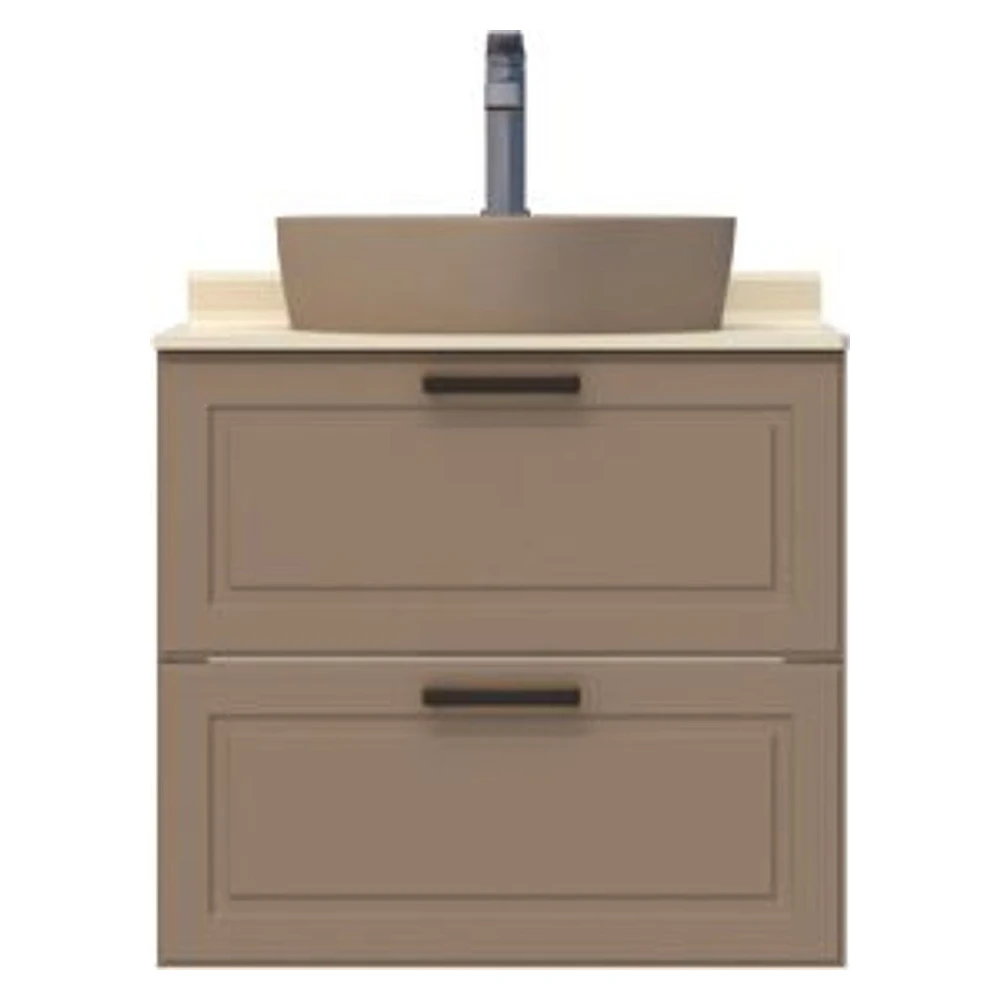 Creavit Perra 60 Cm Latte 2 Çekmeceli Lavabo Dolabı