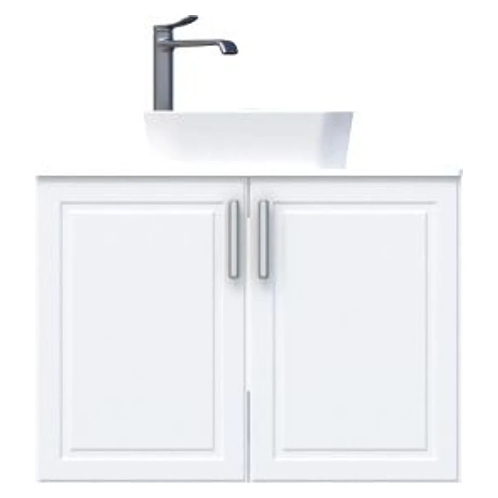 Creavit Perra 80 Cm Beyaz Kapaklı Lavabo Dolabı