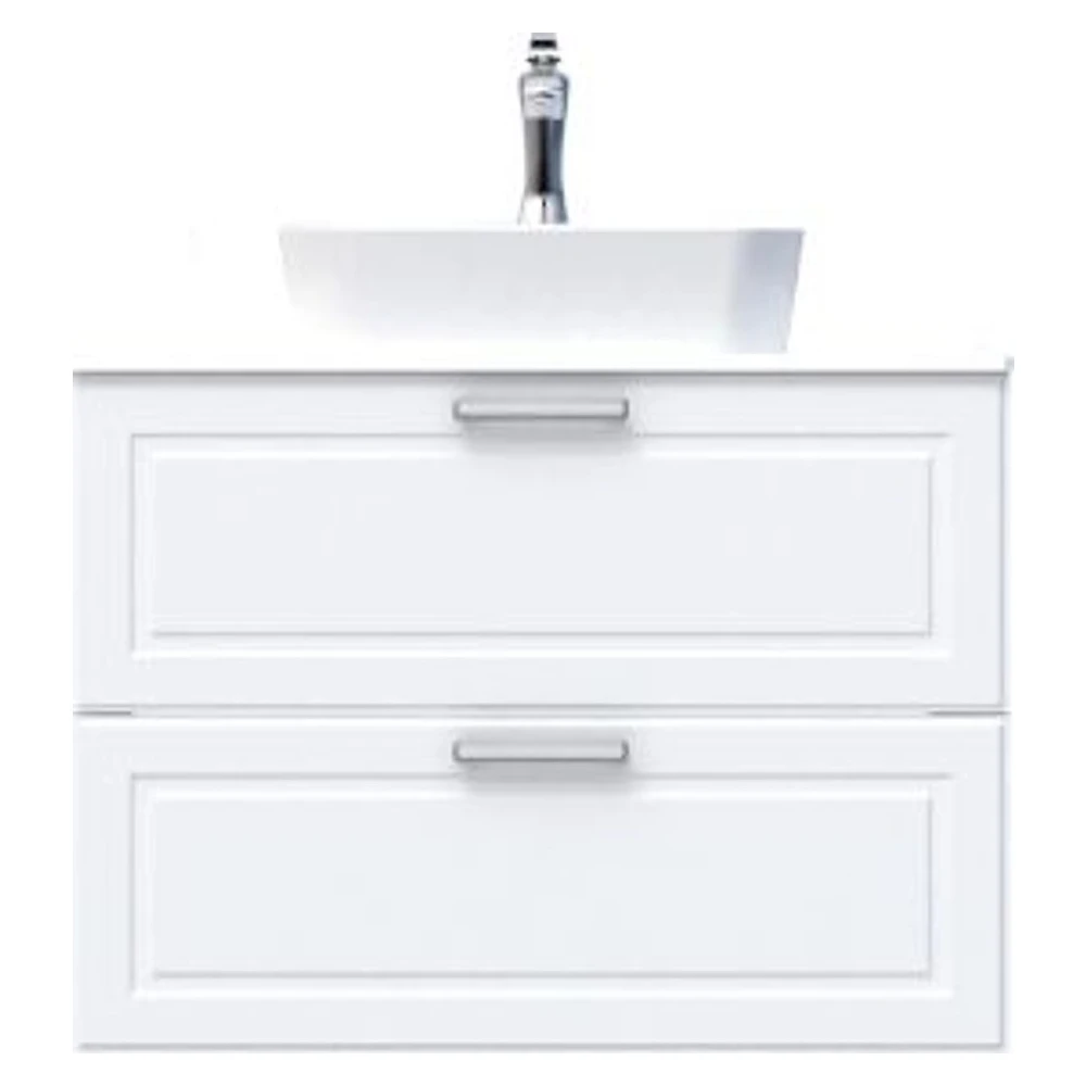 Creavit Perra 80 Cm Beyaz 2 Çekmeceli Lavabo Dolabı