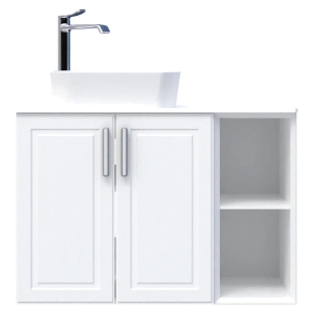 Creavit Perra 60+25 Cm Beyaz Kapaklı Lavabo Dolabı