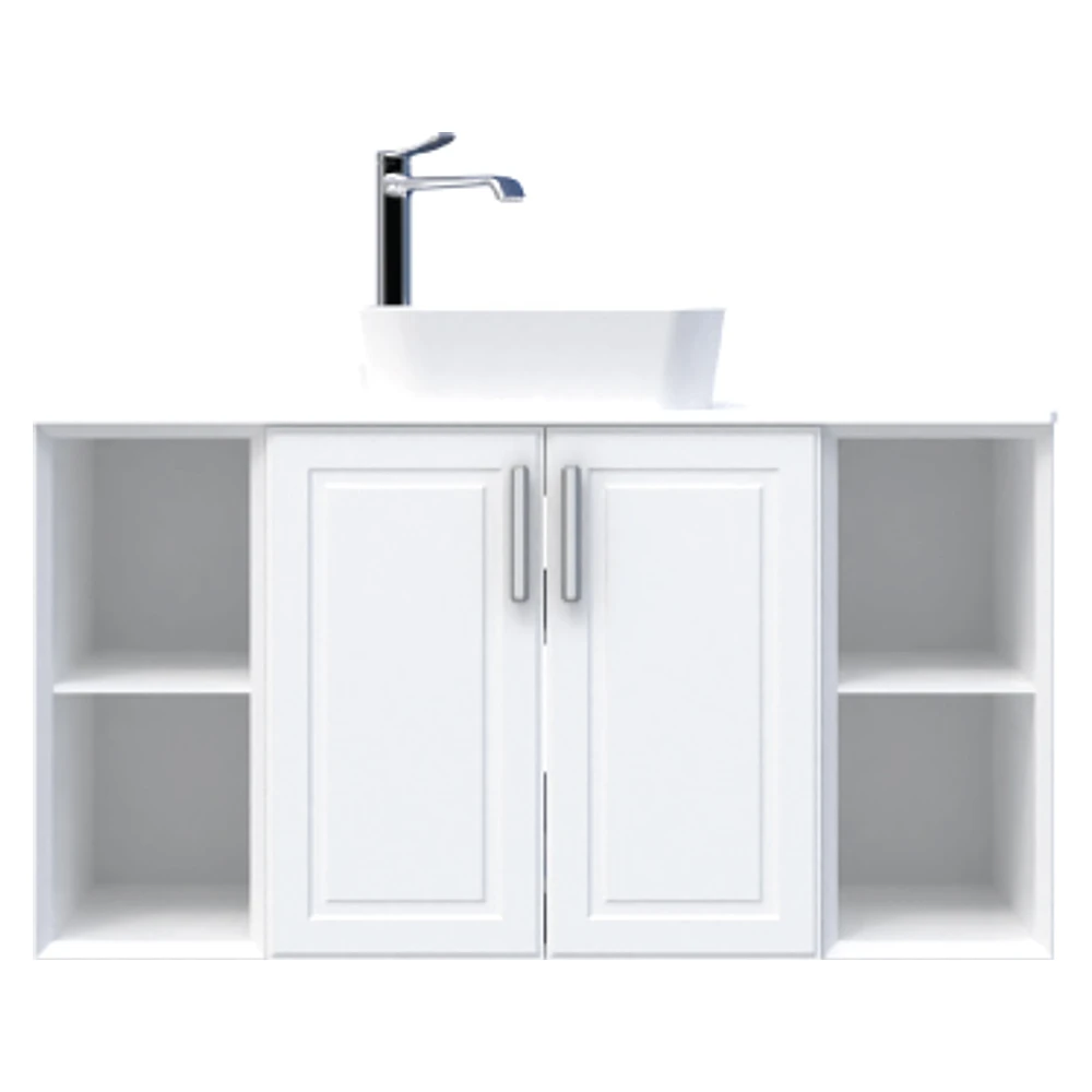 Creavit Perra 25+60+25 Cm Beyaz Kapaklı Lavabo Dolabı