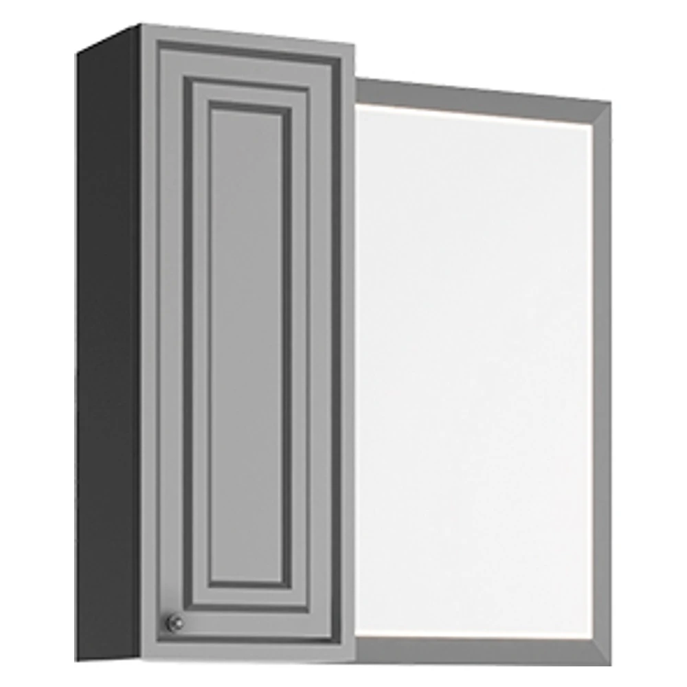 Creavit Kayra 30 Cm Mat Gri Ayna Yan Dolabı