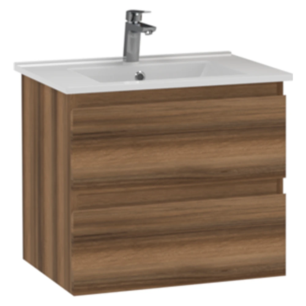 Creavit Alinda 60 Cm Açık Ceviz Lavabo Dolabı