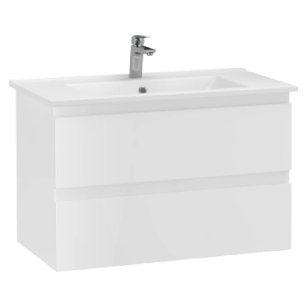 Creavit Alinda 80 Cm Parlak Beyaz Lavabo Dolabı