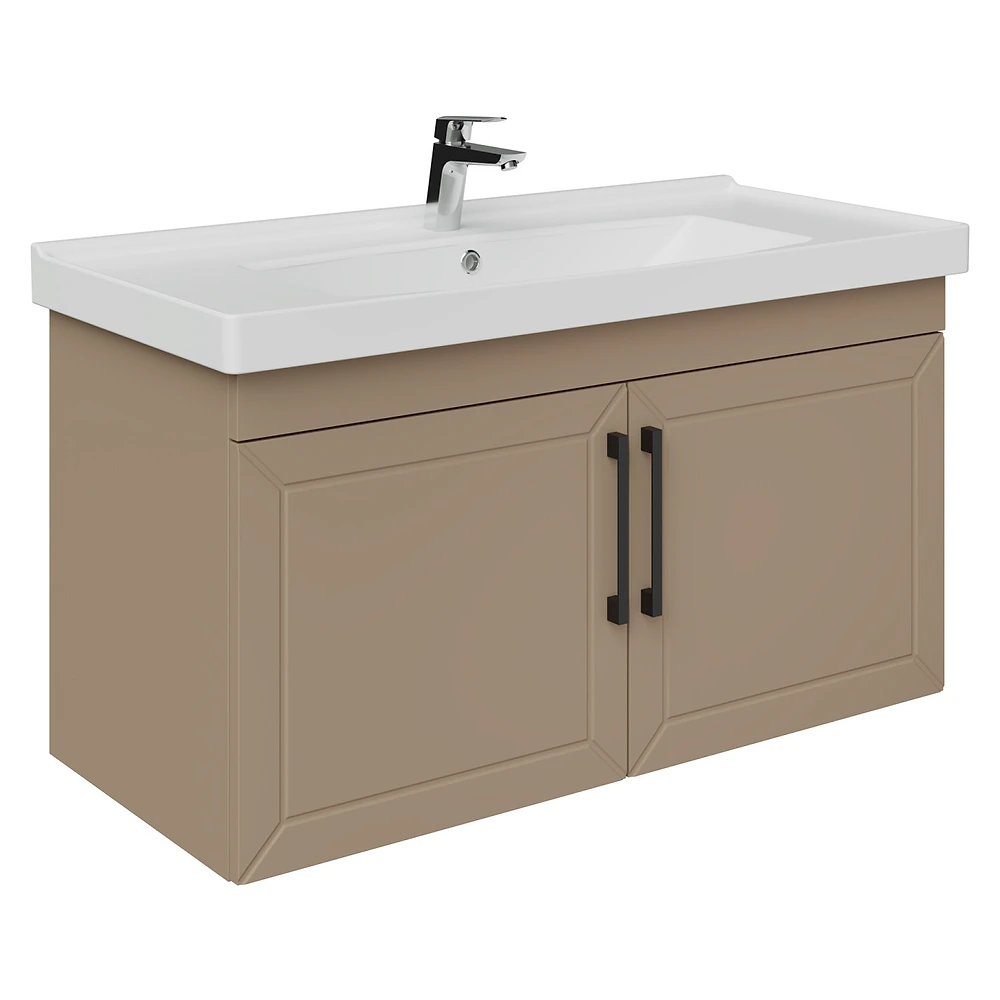 Creavit D20 100 Cm Dafne Lake Kapaklı Lavabo Dolabı