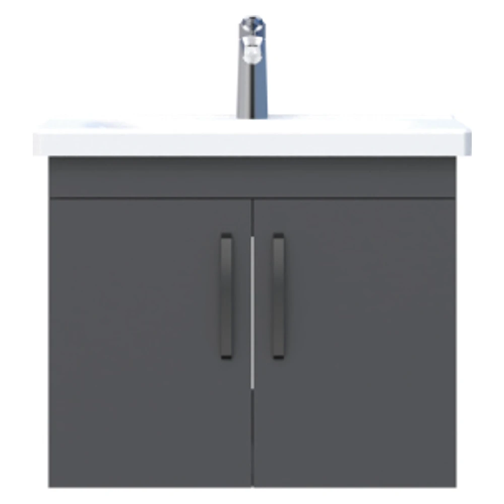 Creavit D20 65 Cm Gri Kapaklı Lavabo Dolabı