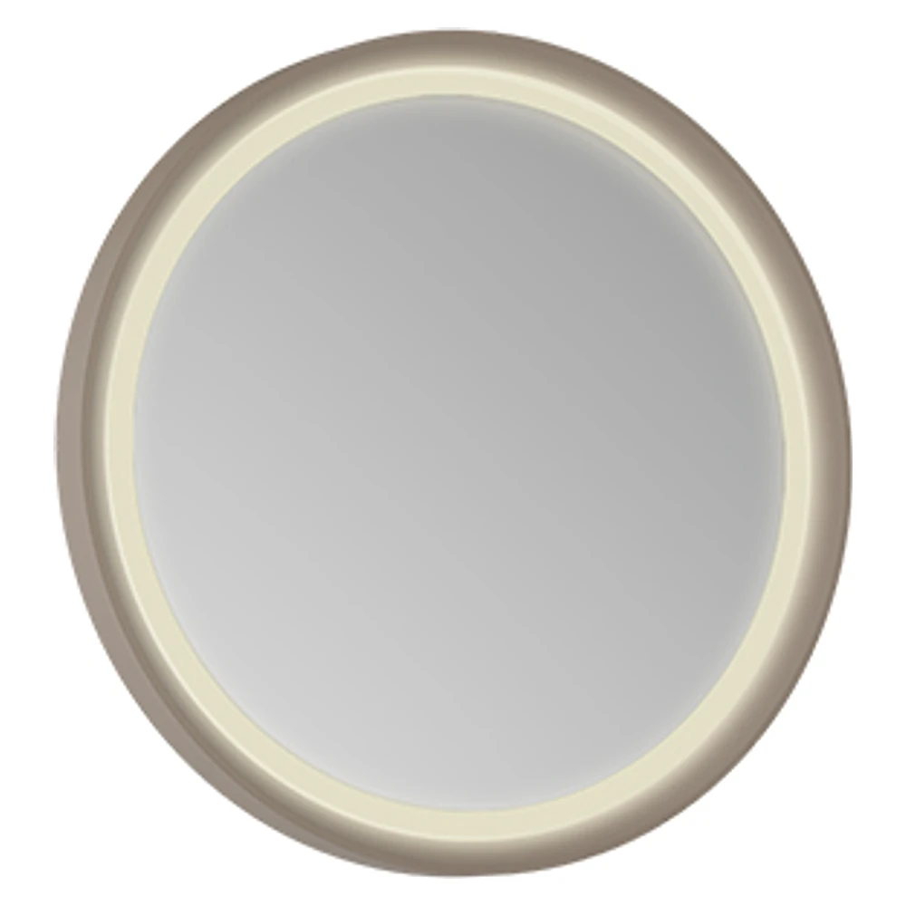 Creavit Patara 60 Cm Mat Cappuccino Yuvarlak LED Ayna
