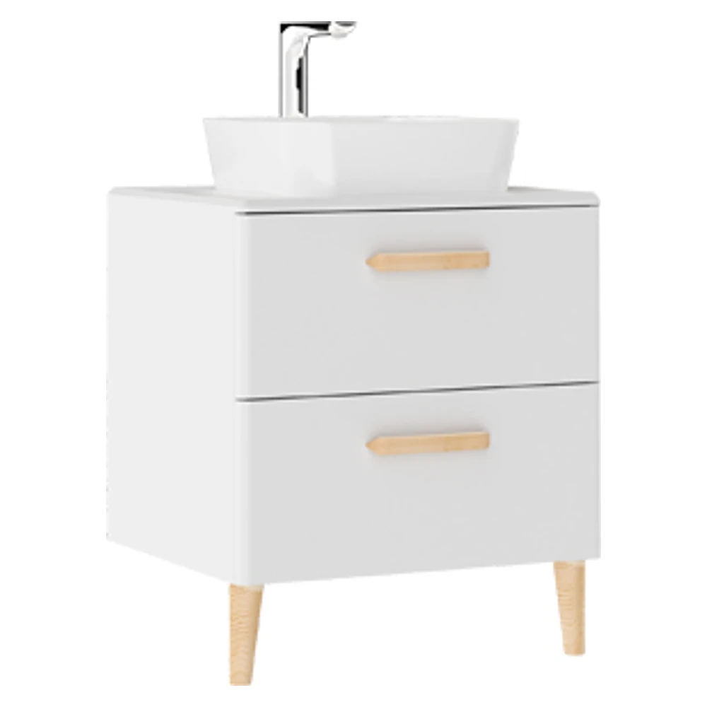 Creavit Patara 60 Cm Mat Beyaz Lavabo Dolabı