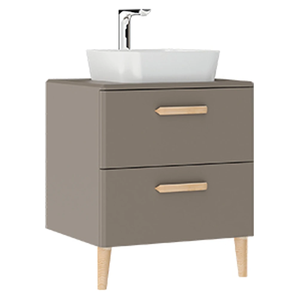 Creavit Patara 60 Cm Mat Cappuccino Lavabo Dolabı