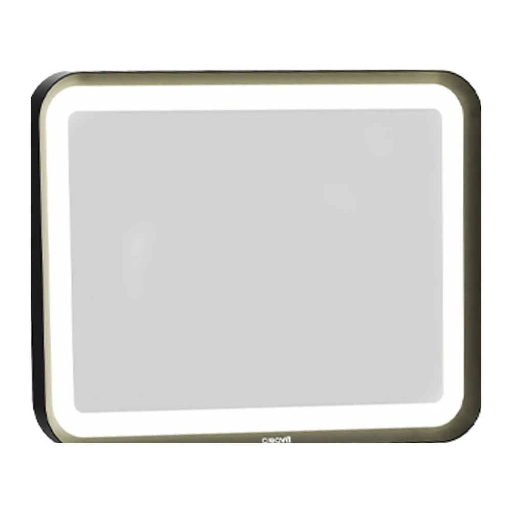 Creavit Truva 85x65 Cm Mat Siyah LED Ayna