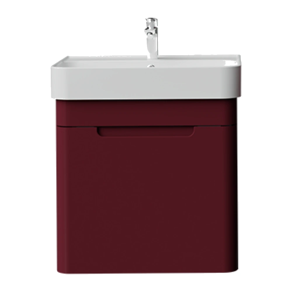 Creavit Colorit 60 Cm Berry Kapaklı Lavabo Dolabı