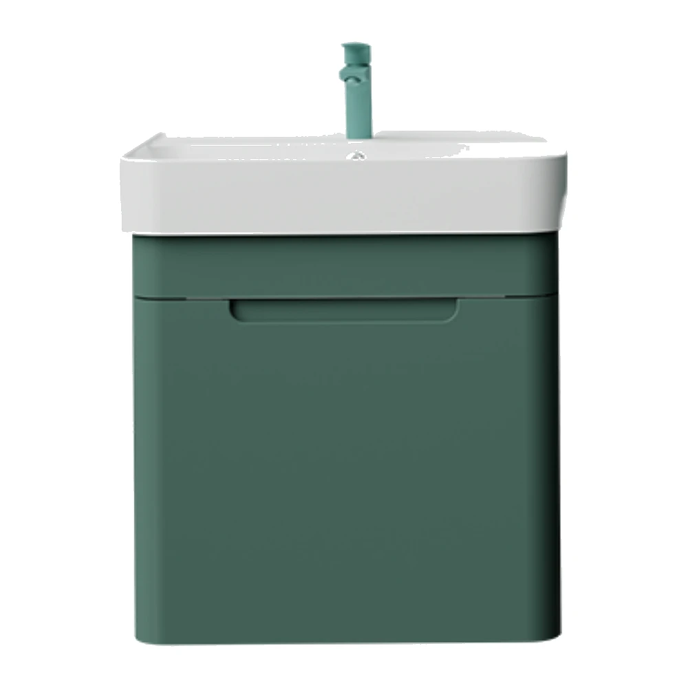 Creavit Colorit 60 Cm Nil Yeşili Çekmeceli Lavabo Dolabı