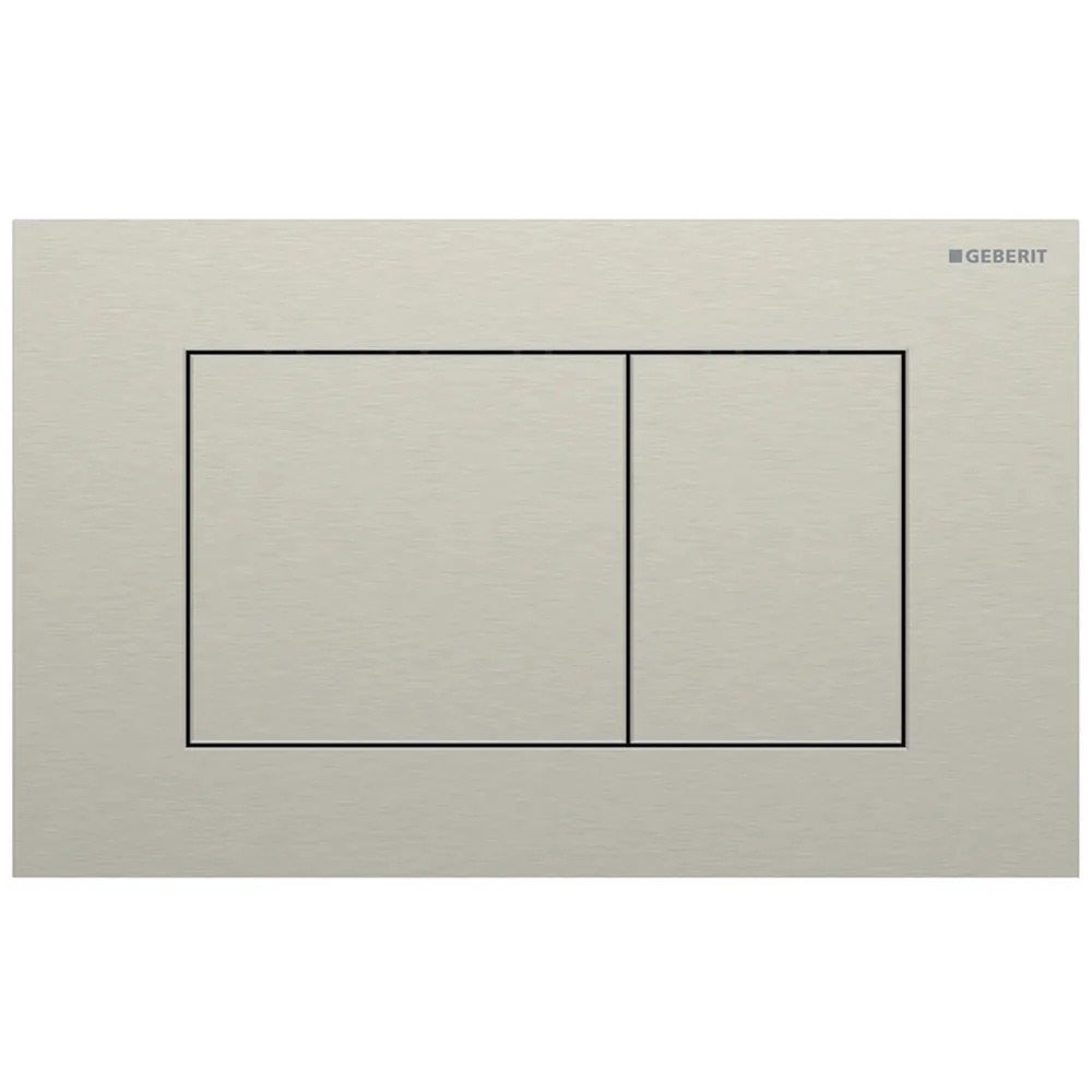 Geberit Sigma40 Kare Fırçalanmış Nikel Kumanda Kapağı