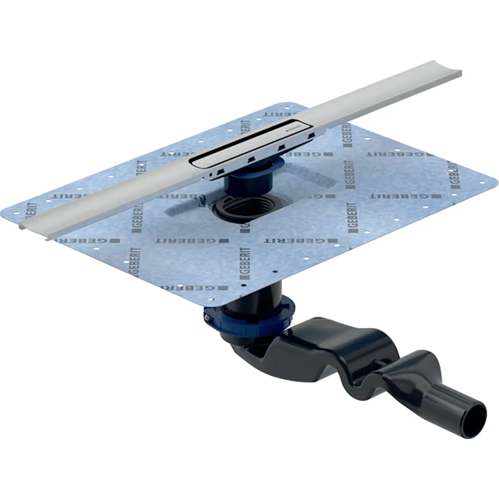 Geberit CleanLine30 60 cm Paslanmaz Çelik Duş Kanalı Seti, 40 mm Çıkışlı