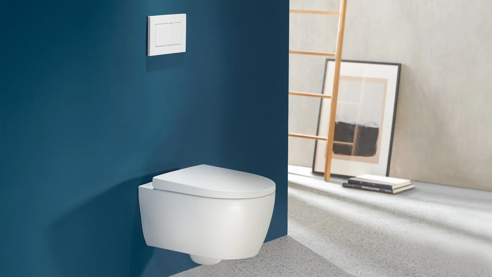 Geberit iCon Yuvarlak Rimfree Taharetli Asma Klozet Seti, Ses İzolasyon Contalı 2