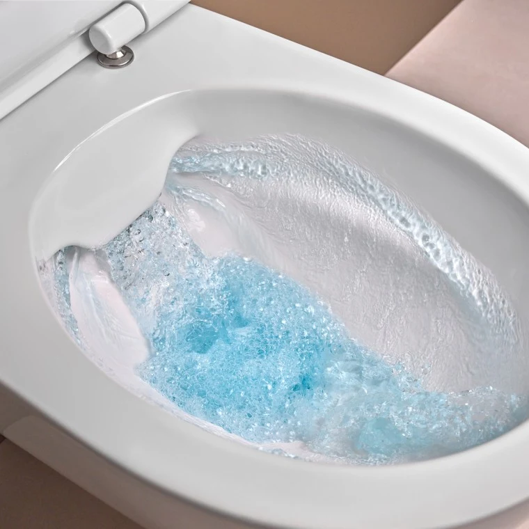 Geberit iCon Yuvarlak Rimfree Taharetli Asma Klozet Seti, Ses İzolasyon Contalı 3