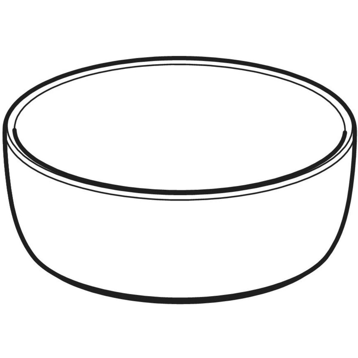 Geberit Aniara 35x35 cm Yuvarlak Çanak Lavabo, Taşma Deliksiz 2