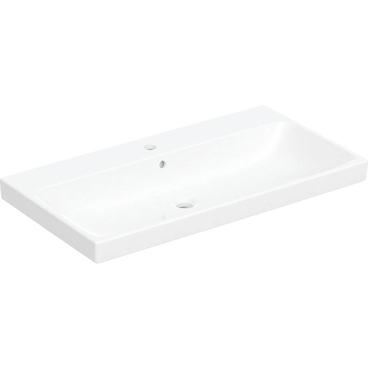Geberit Aniara 90,5x48,5 cm Lavabo, Taşma Delikli, Batarya Delikli