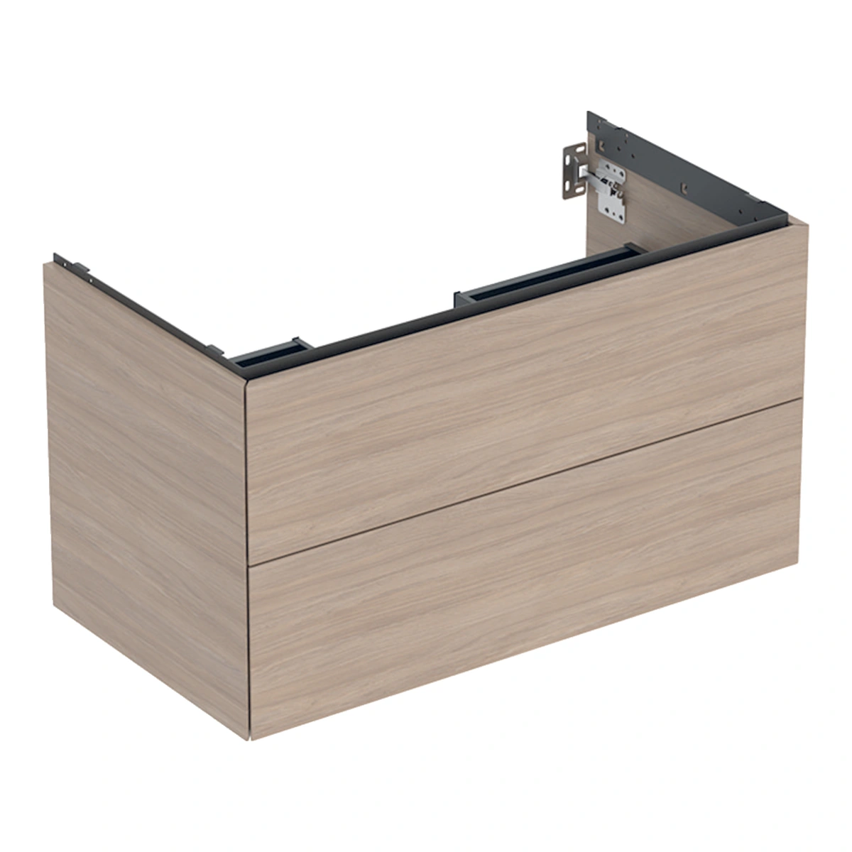 Geberit ONE 90 cm Meşe Çift Çekmeceli Lavabo Dolabı