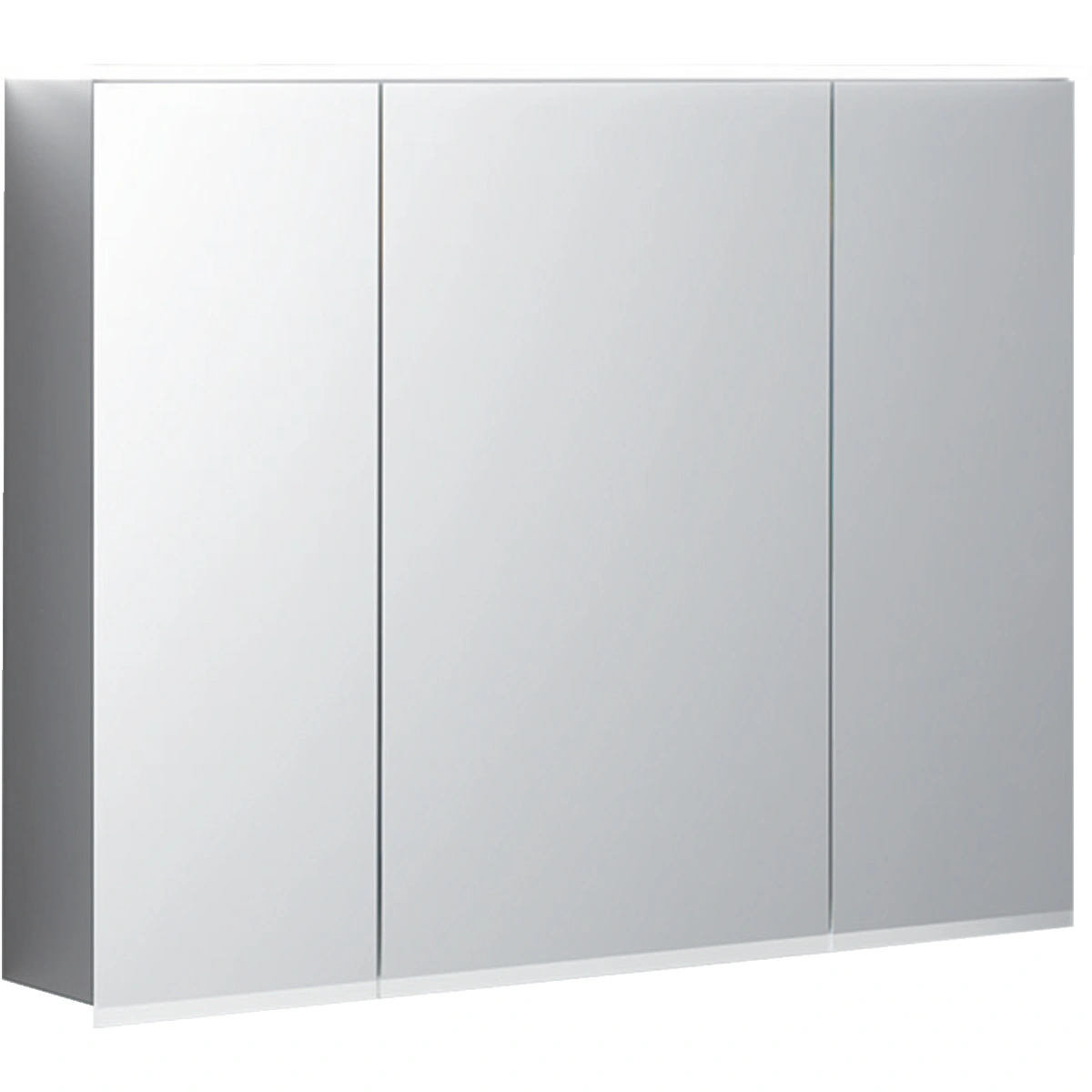 Geberit Option Plus 90 cm Aydınlatmalı Aynalı Dolap, Üç Kapılı