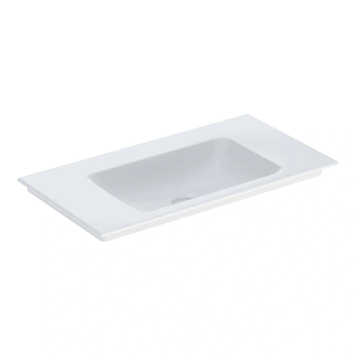Geberit Aniara 90 cm İnce Kenarlı Lavabo, Batarya Deliksiz