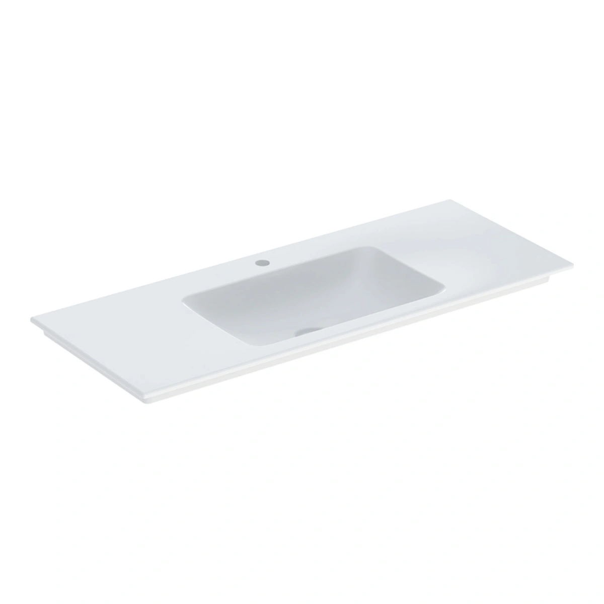 Geberit Aniara 120 cm İnce Kenarlı Lavabo, Batarya Delikli