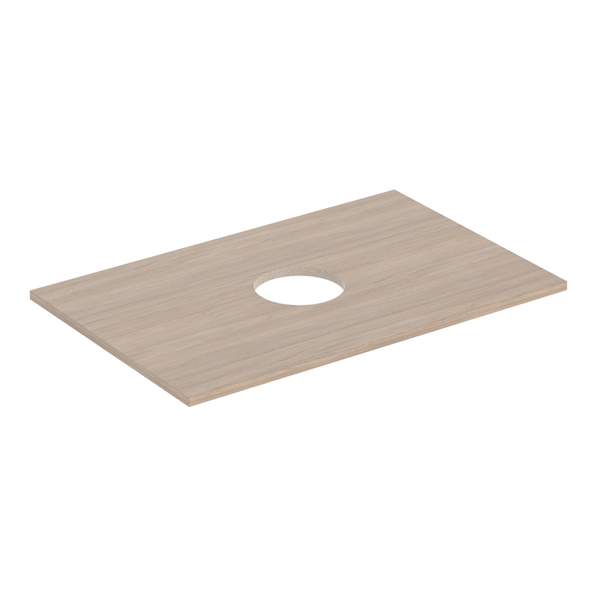 Geberit Aniara 75 cm Lavabo Tezgahı, Meşe