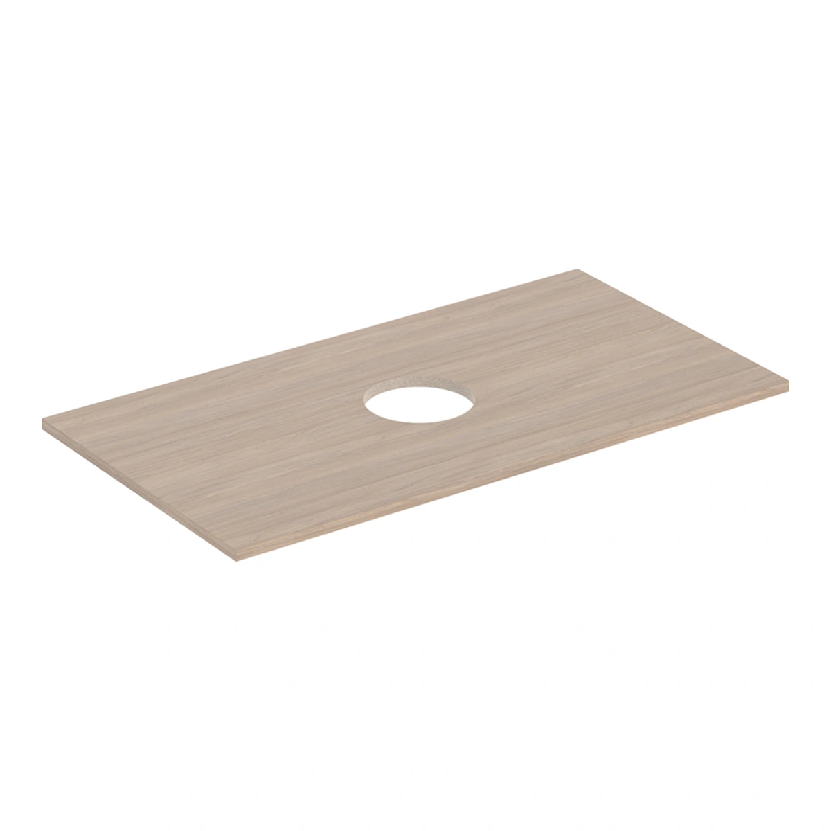 Geberit Aniara 90 cm Lavabo Tezgahı, Meşe
