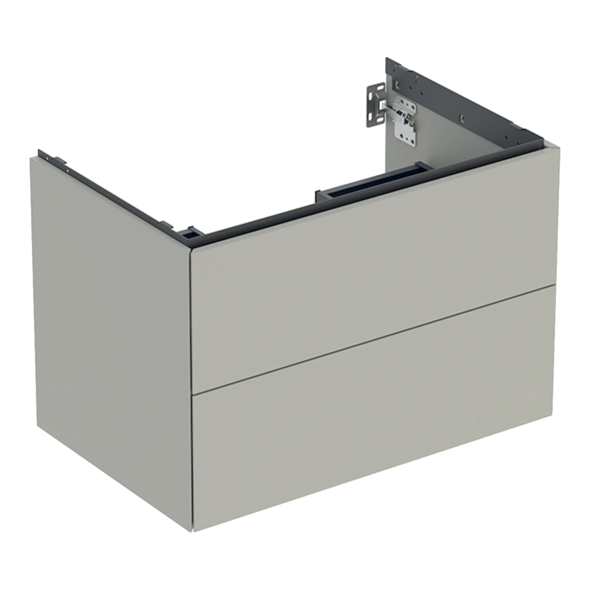 Geberit ONE 75 cm Çift Çekmeceli Lavabo Dolabı, Bej Gri