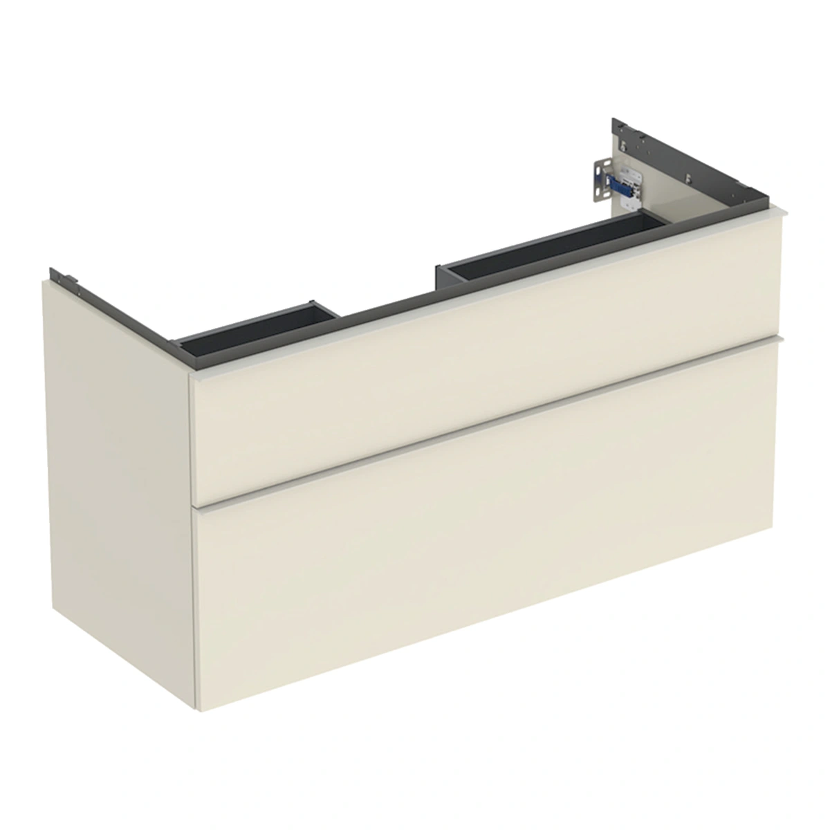 Geberit iCon 120 cm Kum Grisi Çift Çekmeceli Lavabo Dolabı