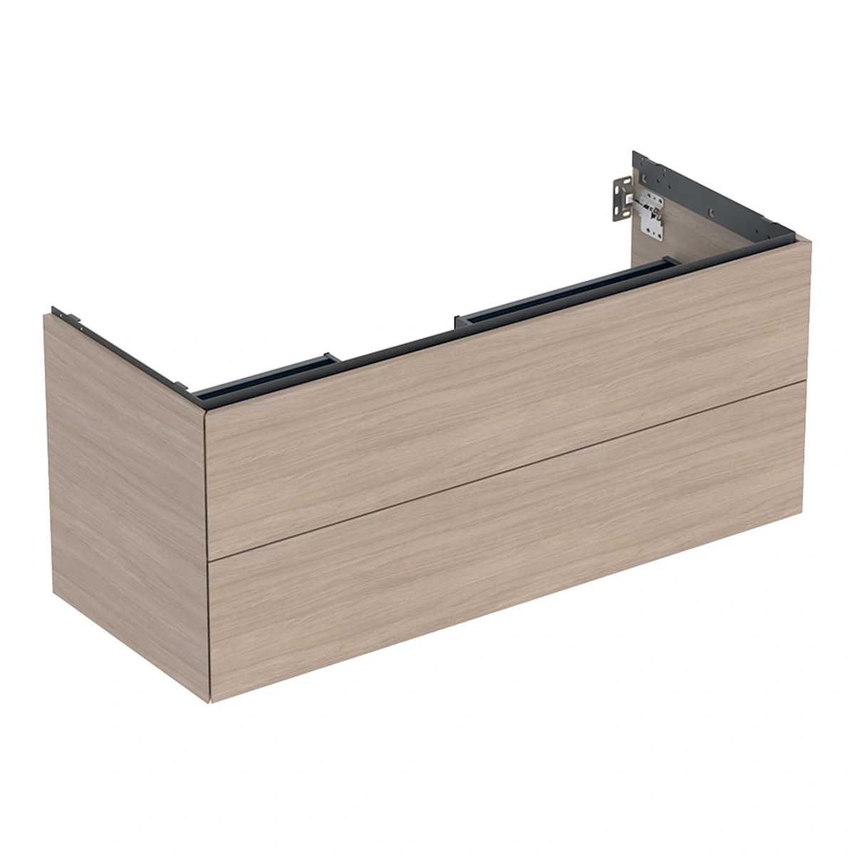 Geberit ONE 120 cm Meşe Çift Çekmeceli Lavabo Dolabı