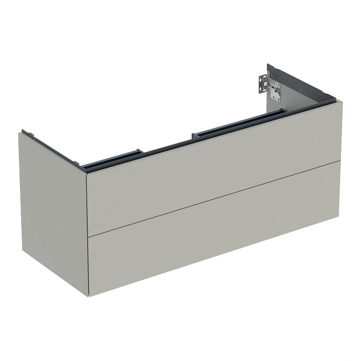 Geberit ONE 120 cm Bej Gri Çift Çekmeceli Lavabo Dolabı