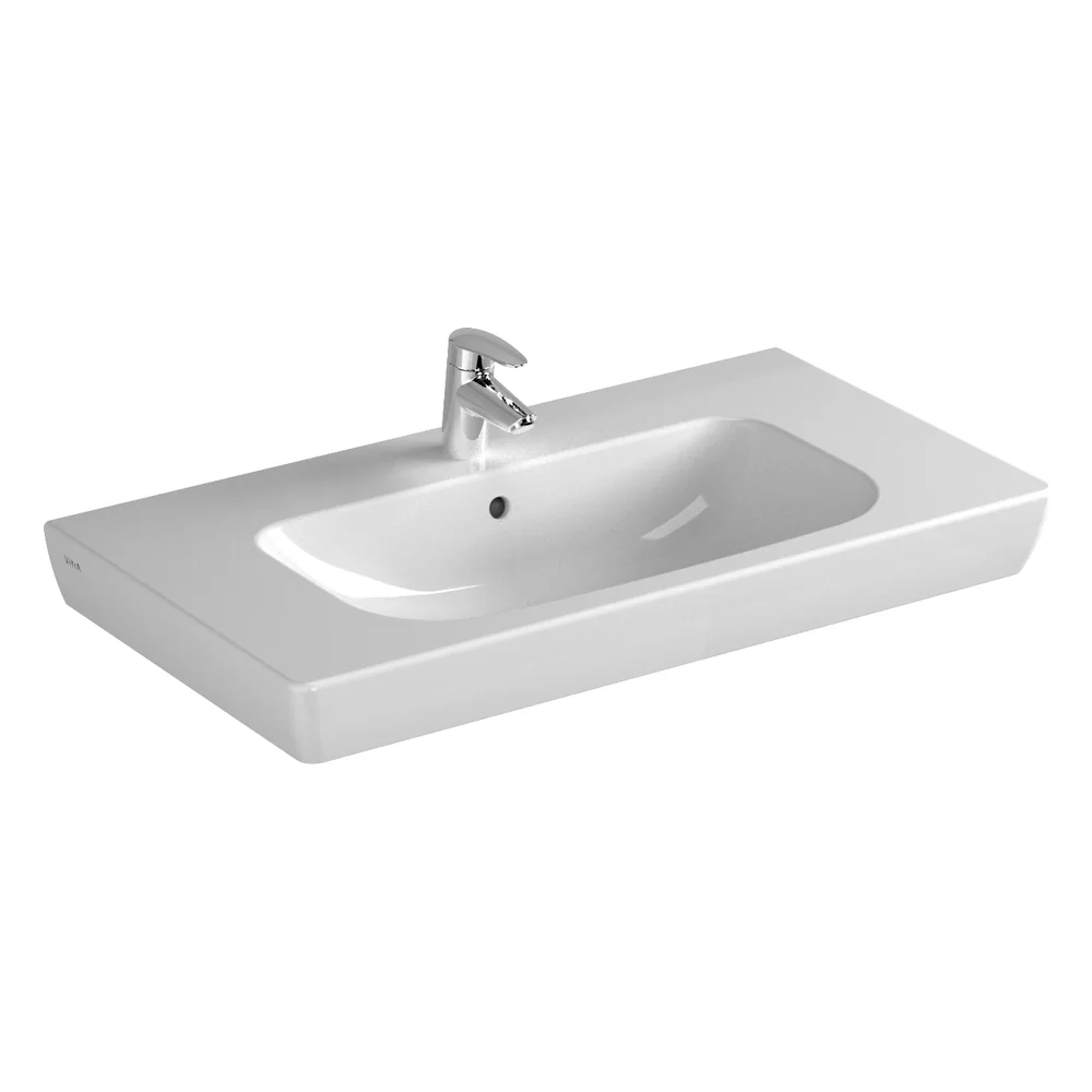 Vitra S20 85 Cm Beyaz Etajerli Lavabo