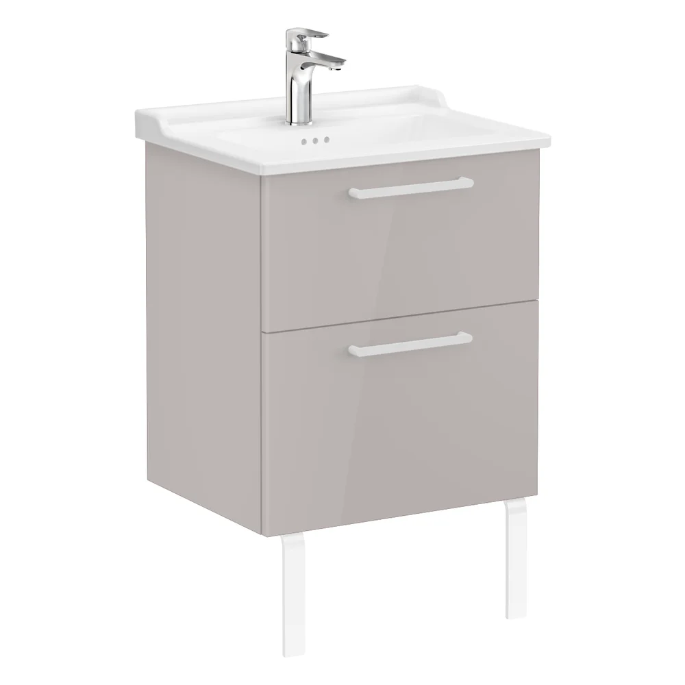 Vitra Root Flat 60 Cm Sahra Beji 2 Çekmeceli Lavabo Dolabı