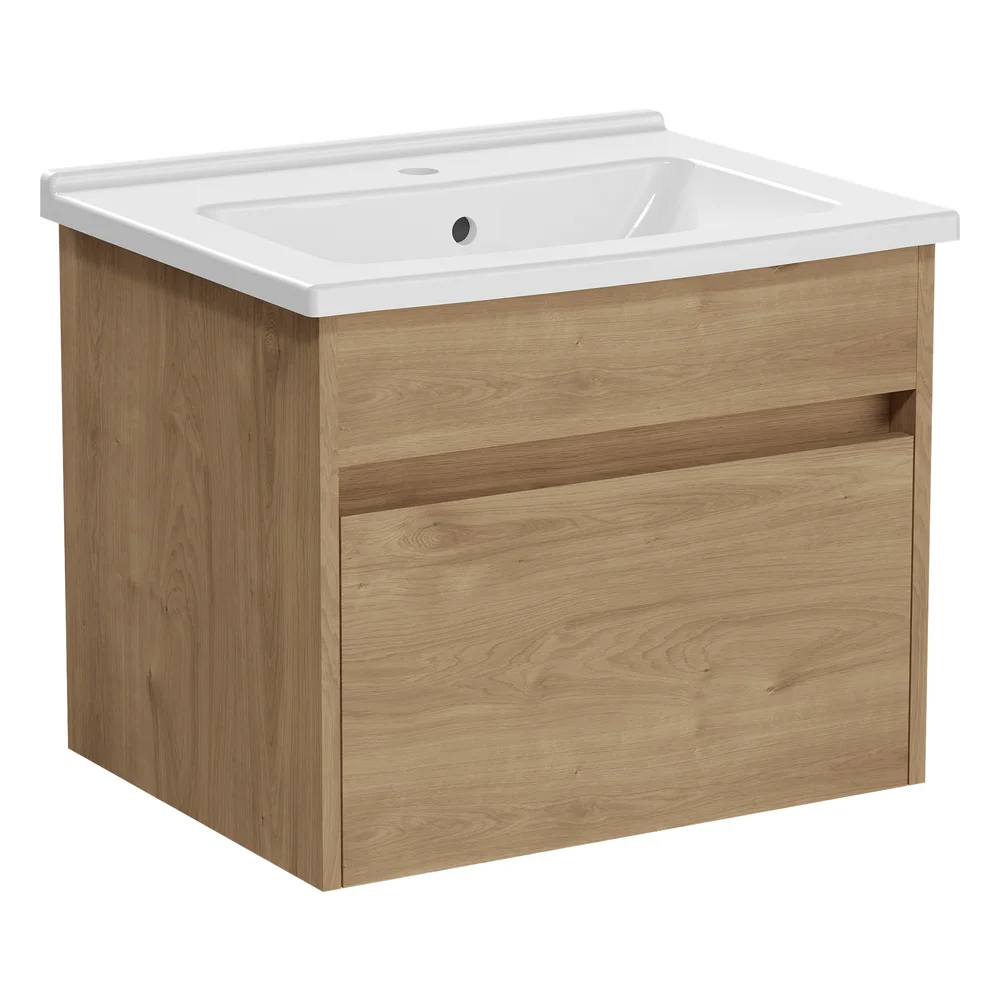 Vitra S30 60 Cm Altın Meşe Tek Çekmeceli Lavabo Dolabı