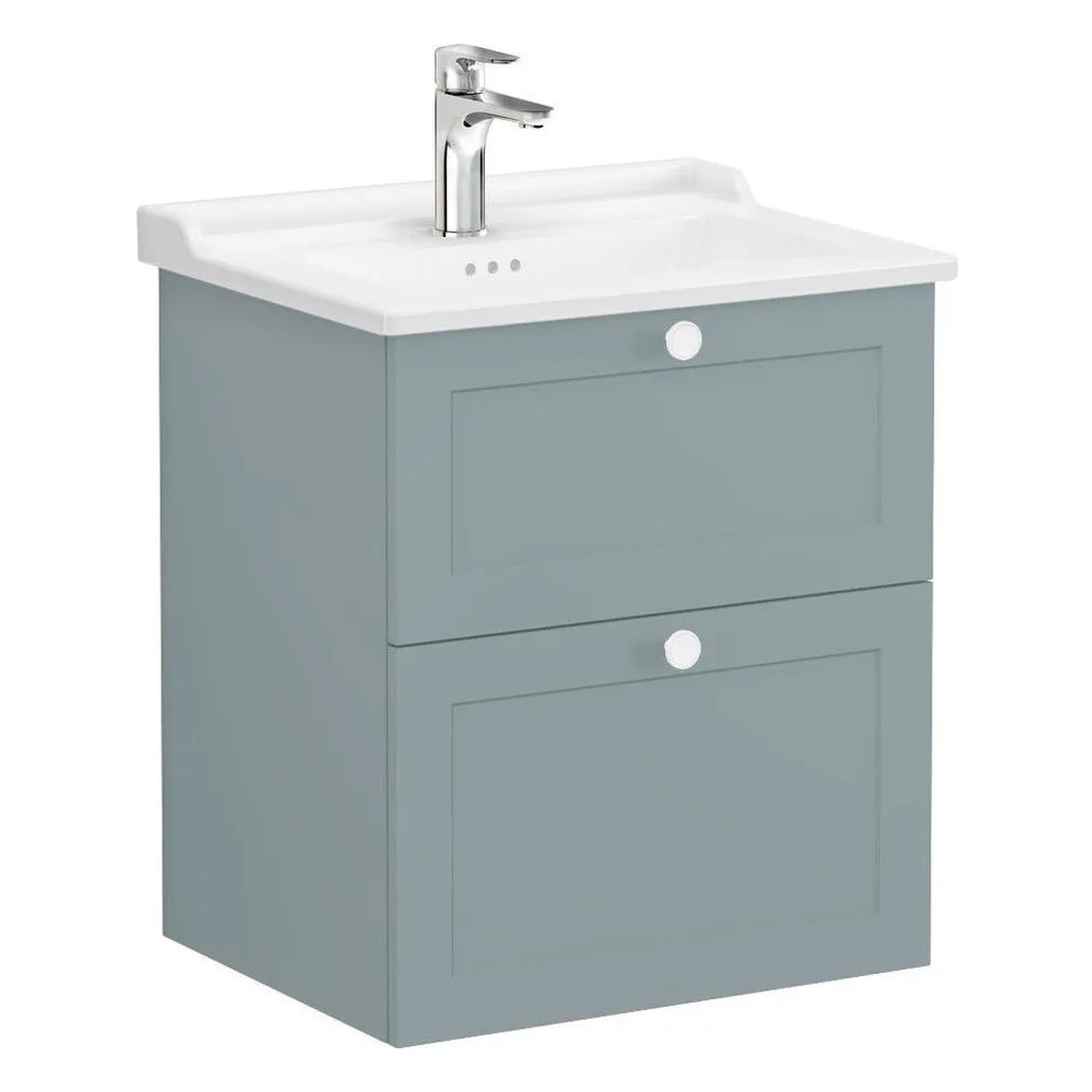 Vitra Root Classic 60 Cm Fiyord 2 Çekmeceli Lavabo Dolabı