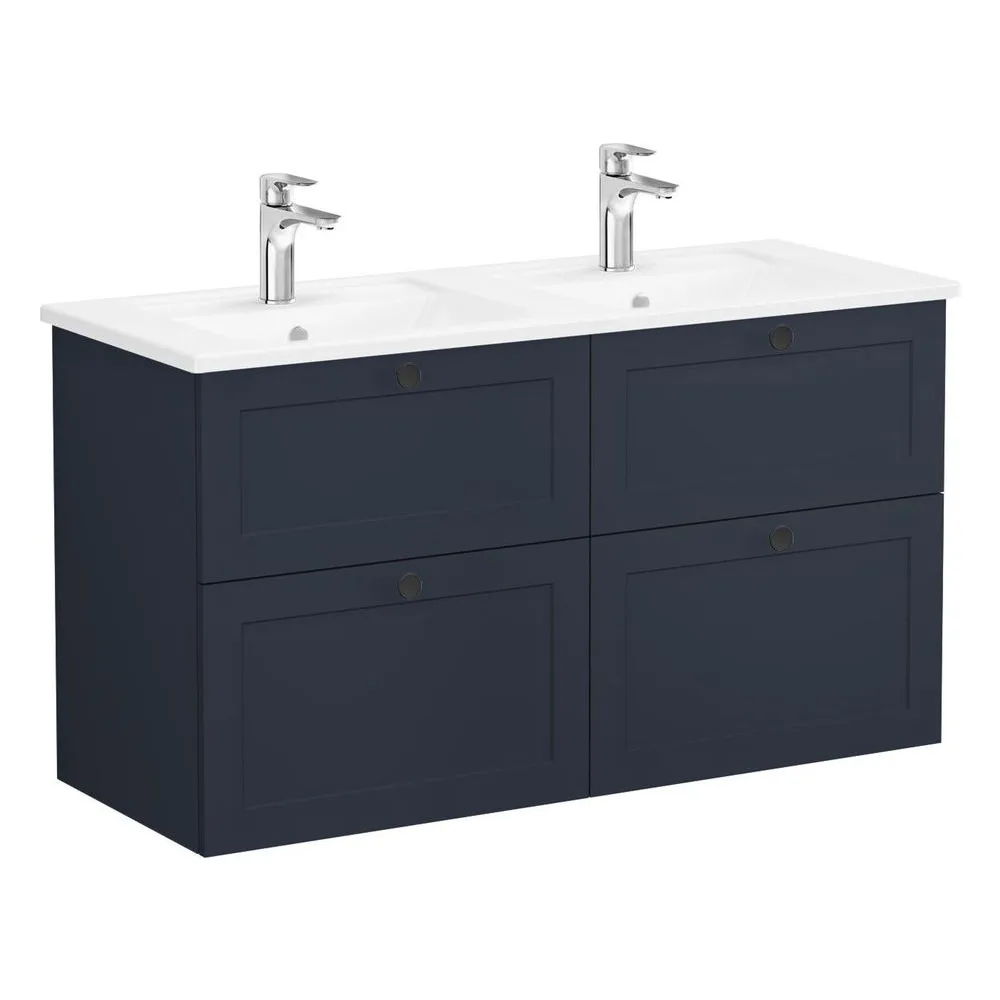 Vitra Root Classic 120 Cm Lacivert 4 Çekmeceli Lavabo Dolabı
